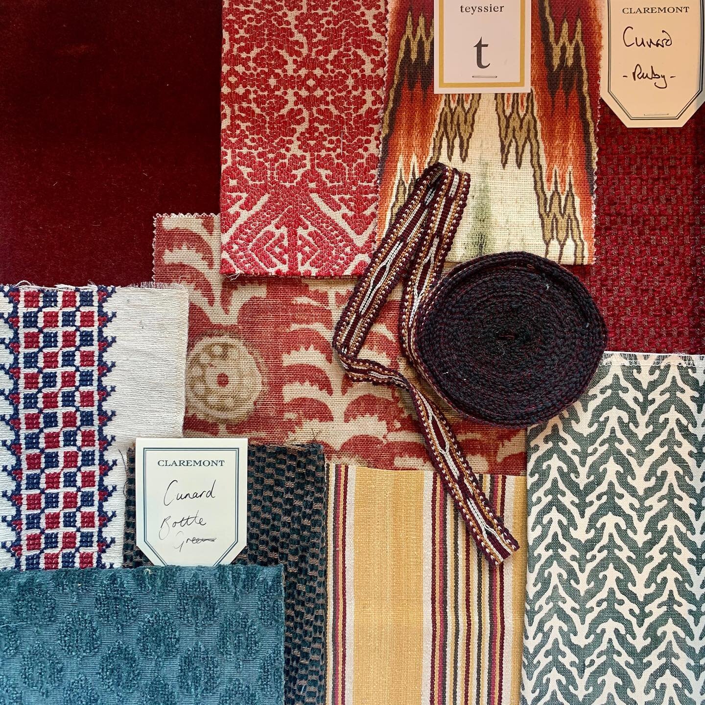 Scheming for a library snug with some favourite fabrics ✨
.
.
.
#interiors #fabric #scheme #interiordesign #isabellaworsley