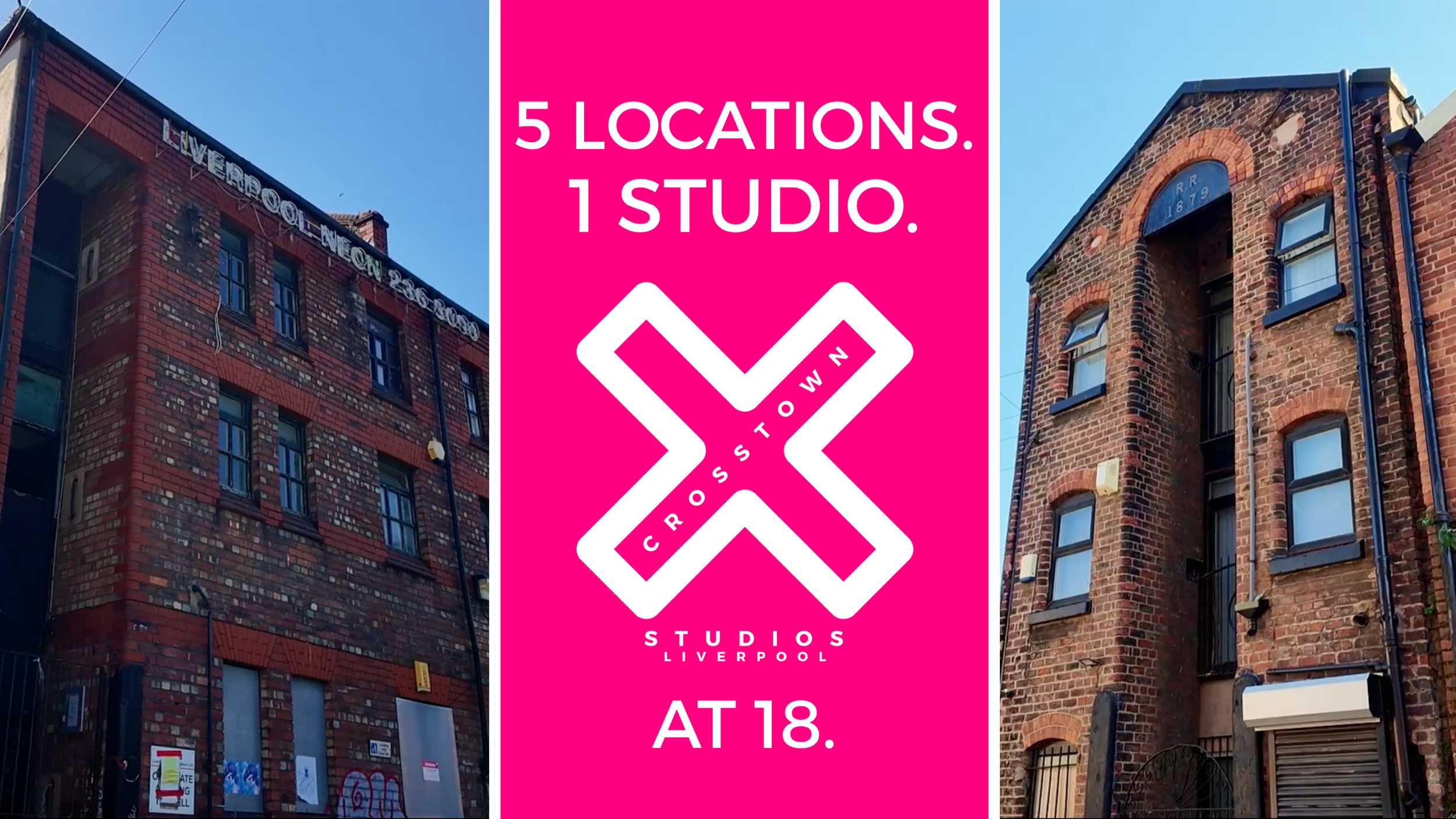 Crosstown at 18: Five Locations, One Studio.