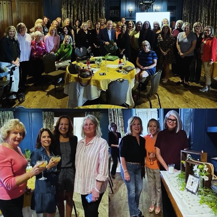 Talking Bees Roadshow is buzzing into town!! Big shoutout to Konrad from @roundrockhoney for dropping some sweet knowledge at the Cimarron Hills Ladies Club! 🍯🐝 The ladies showed out, and we felt the love with 40 folks in attendance and a $200 dona