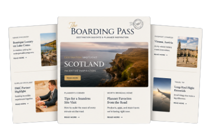 Collection of travel brochures, with a focus on Scotland, featuring scenic images and travel tips.