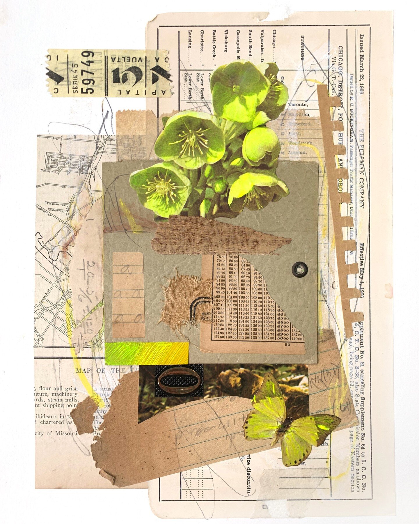 In need of some spring greens and yellows. 🌱

#collage #collageart #collageartist
#collageartwork #moderncollage #contemporarycollage 
#papercollage #analogcollage #collageonpaper #handcutcollage #handmadecollage #paperart #mixedmediaartist #cutandp