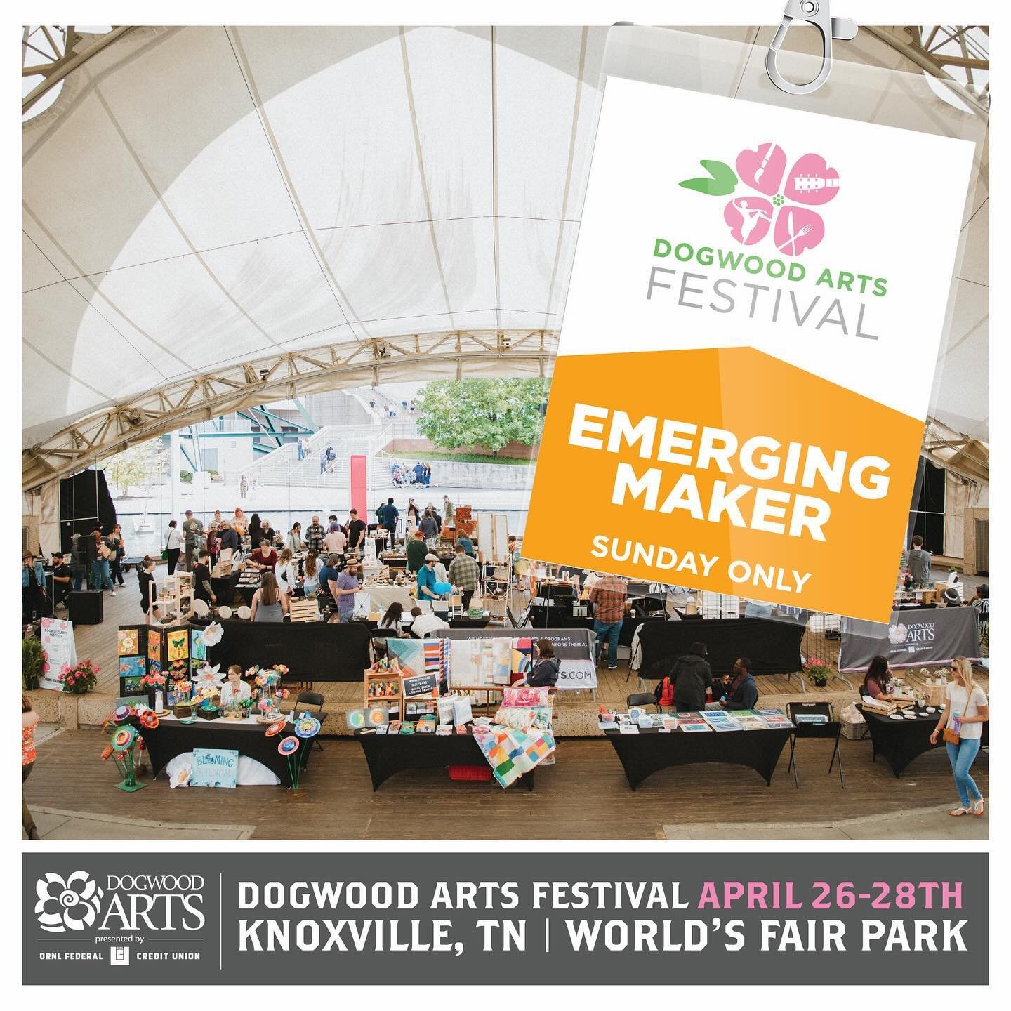 I&rsquo;ll be at the Emerging Makers Tent at the Dogwood Arts Festival
on Sunday, April 28th in the World&rsquo;s Fair World&rsquo;s Park Amphitheatre from 10AM-5PM Event Details &rarr; https://bit.ly/DAF_2024 | @dogwoodarts