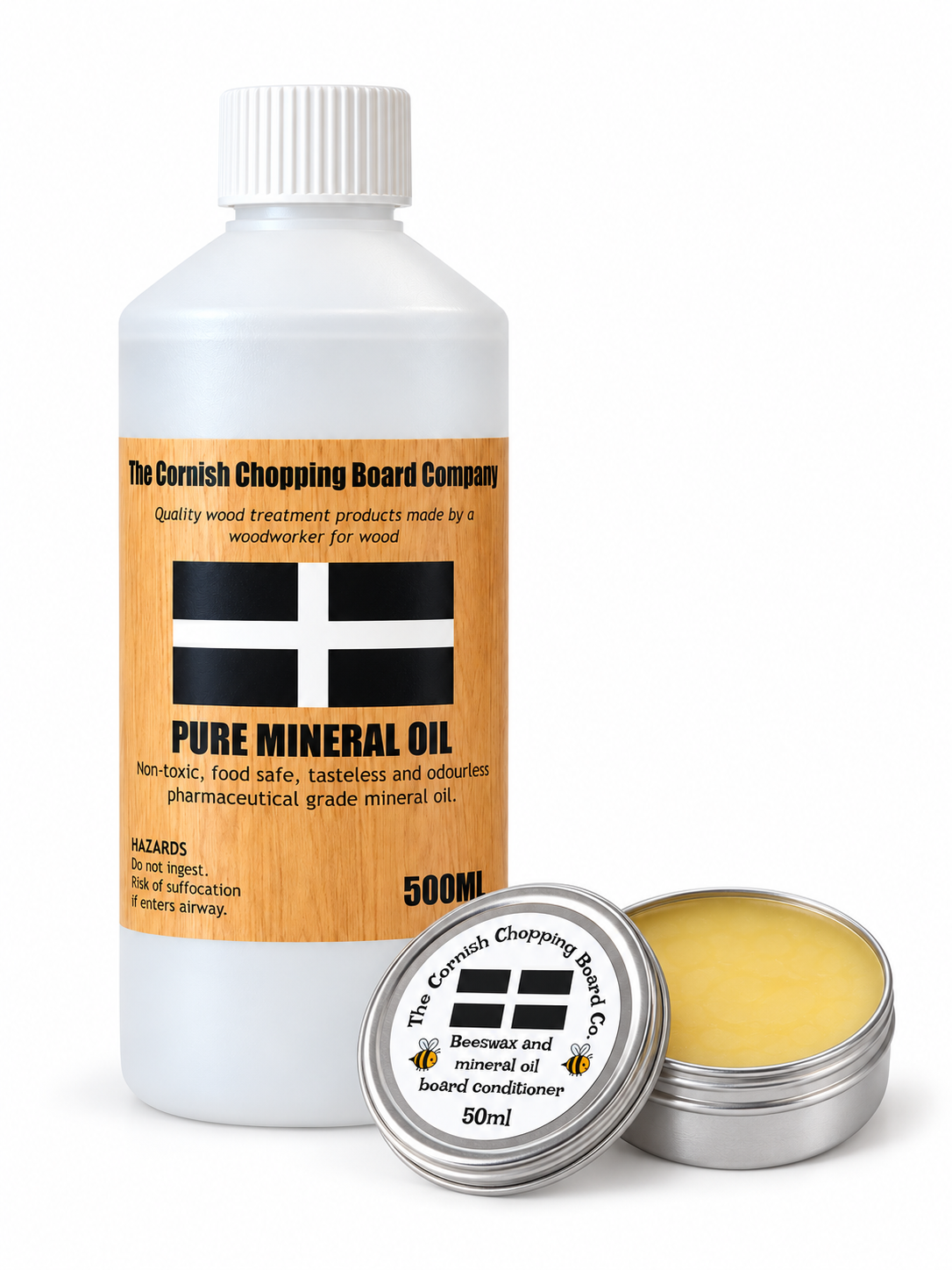Mineral oil & wax board conditioner - 500ml + 50ml combo