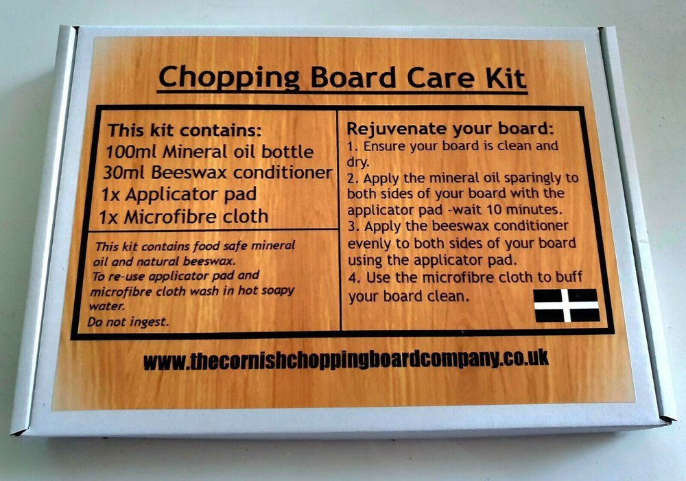 Chopping Board Care Kit Instructions