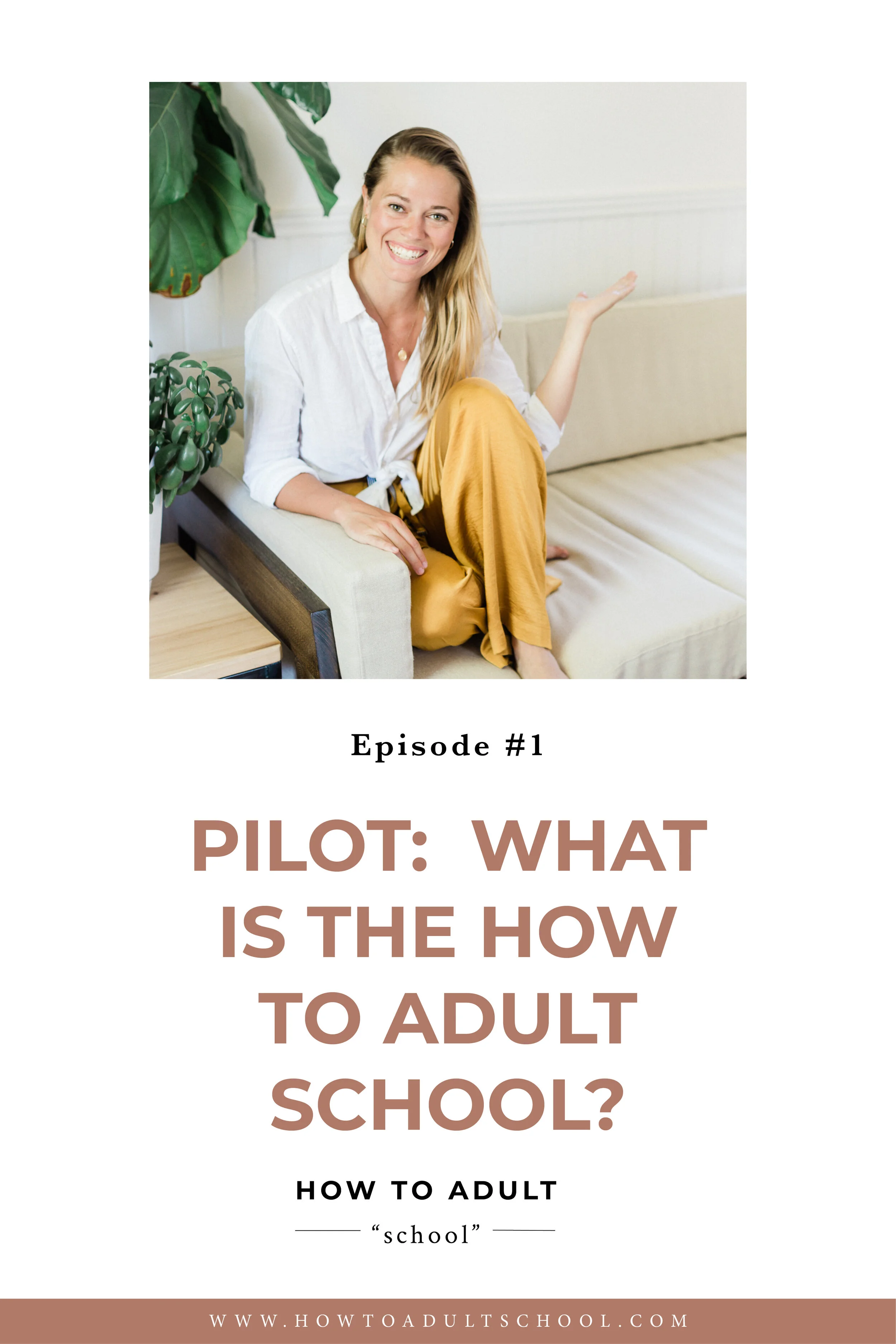 Episode #1:  What Is The How To Adult School?