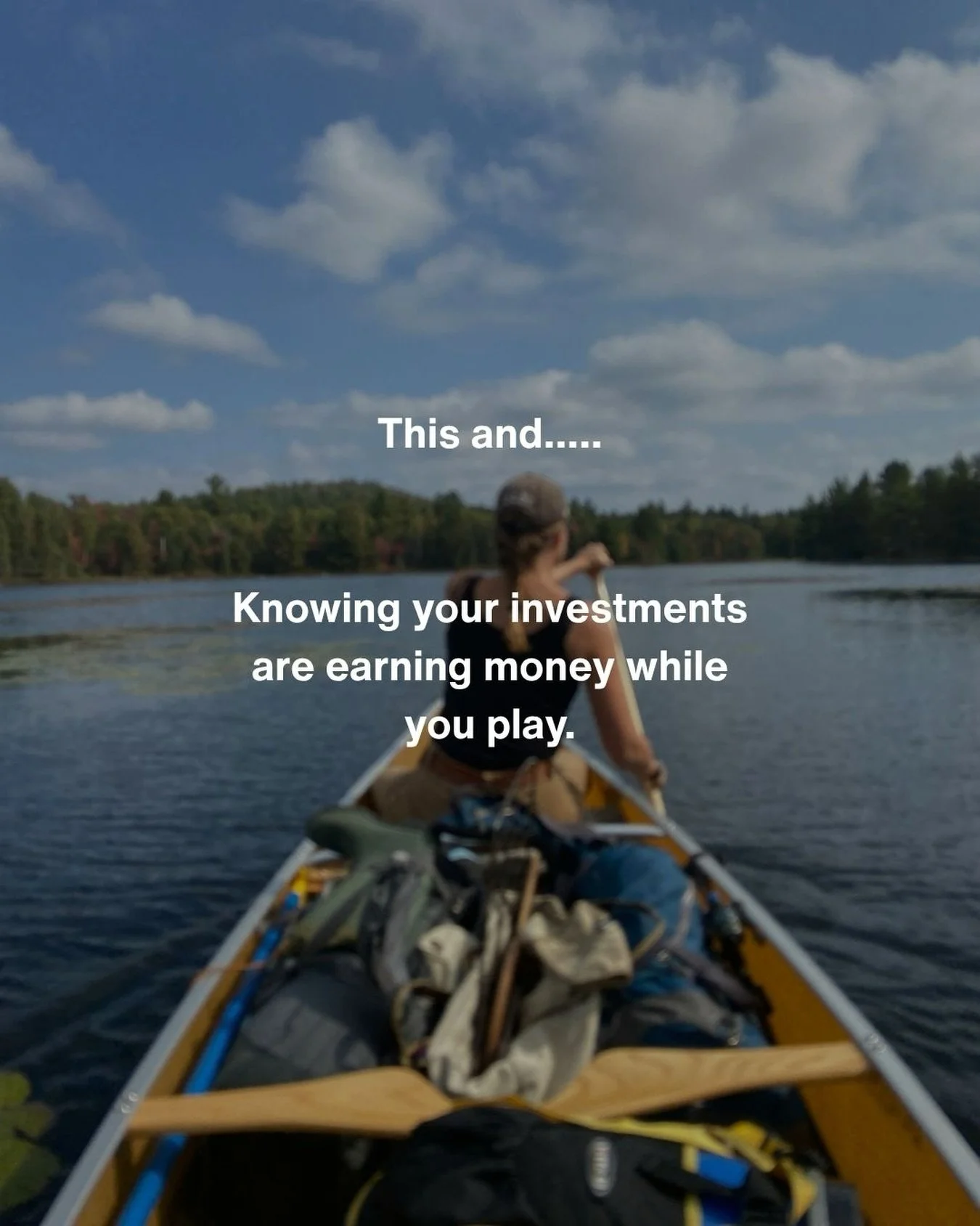 This and... knowing your investments are working in the background while you take a full weekend off.
.
This is what automating your investing actually gives you. Not just money, but time, peace of mind, and the ability to be fully present. (Without
