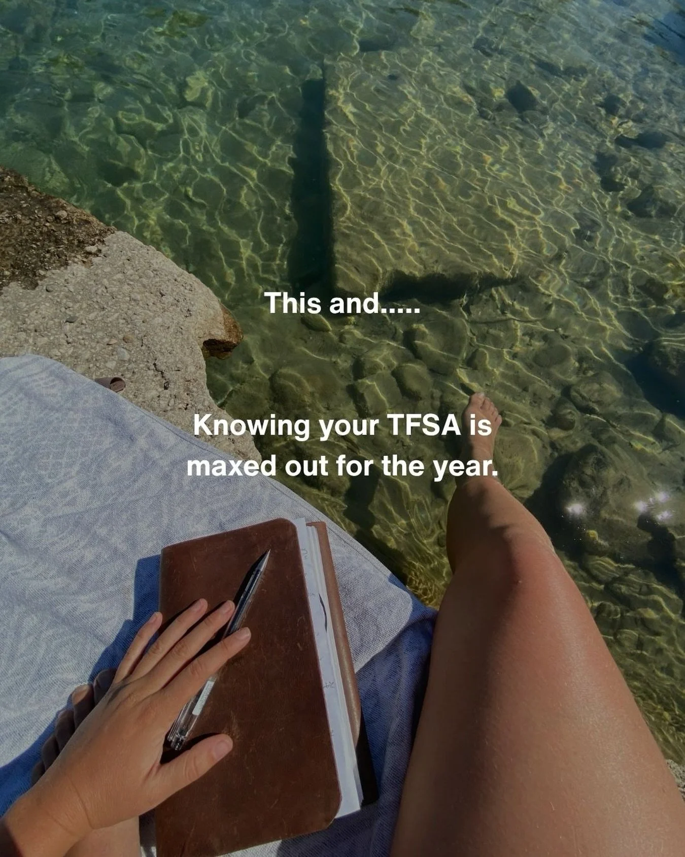 If you haven&rsquo;t yet, take this is your sign to automate your savings transfers to your TFSA every month. 
.
Society loves to tell us &lsquo;saving is boring, live your life&rsquo; but saving and investing in your TFSA doesn&rsquo;t mean you stop
