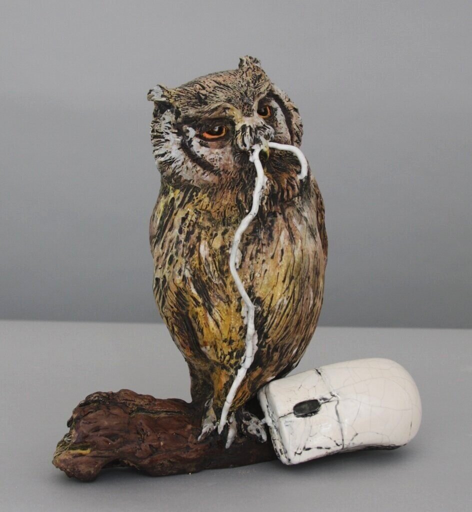 Owl with Mouse