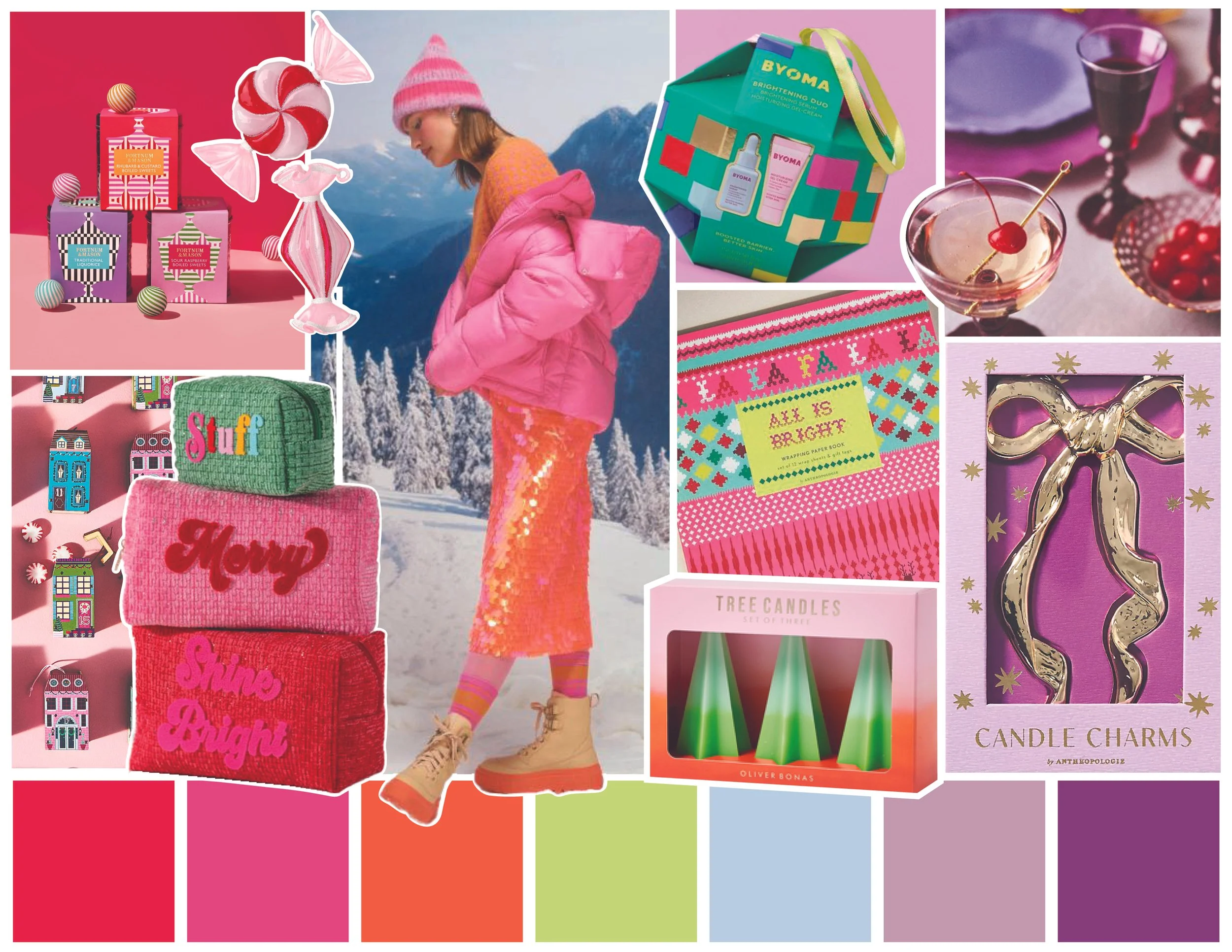 Holiday 2025 trend apres all day mood board A&H