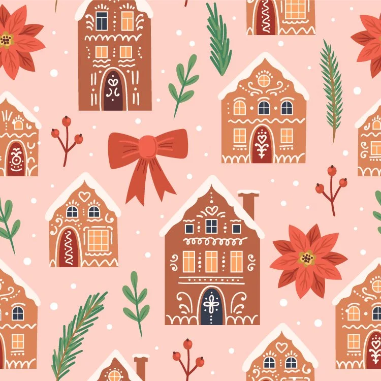 gingerbread patterns holiday 2026 trend
