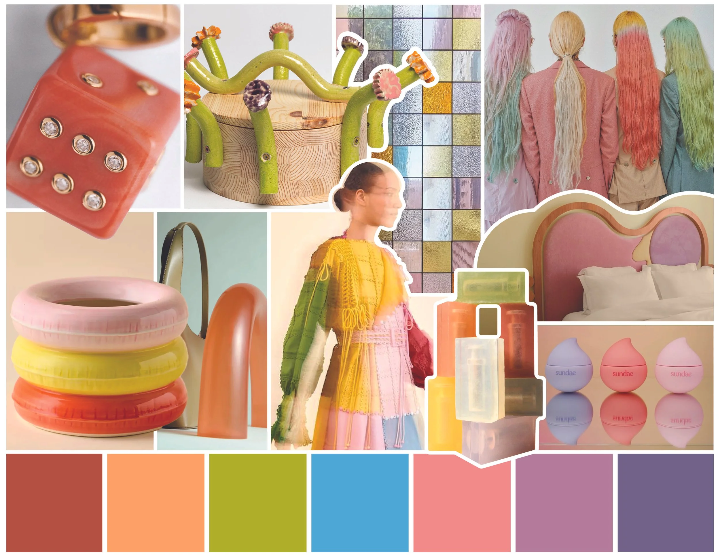 spring summer packaging trend mood board A