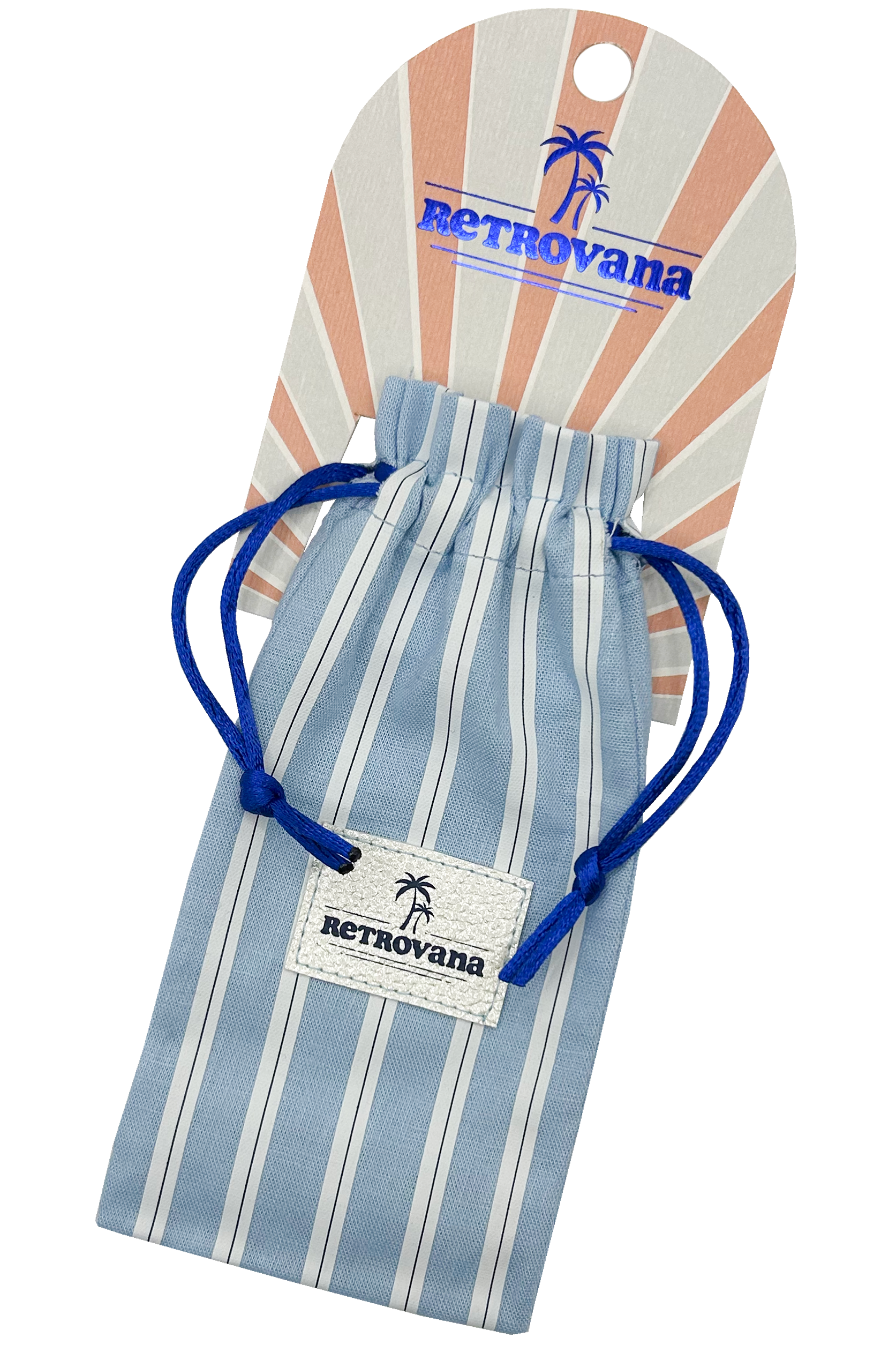 retrovana colors packaging pouch and card