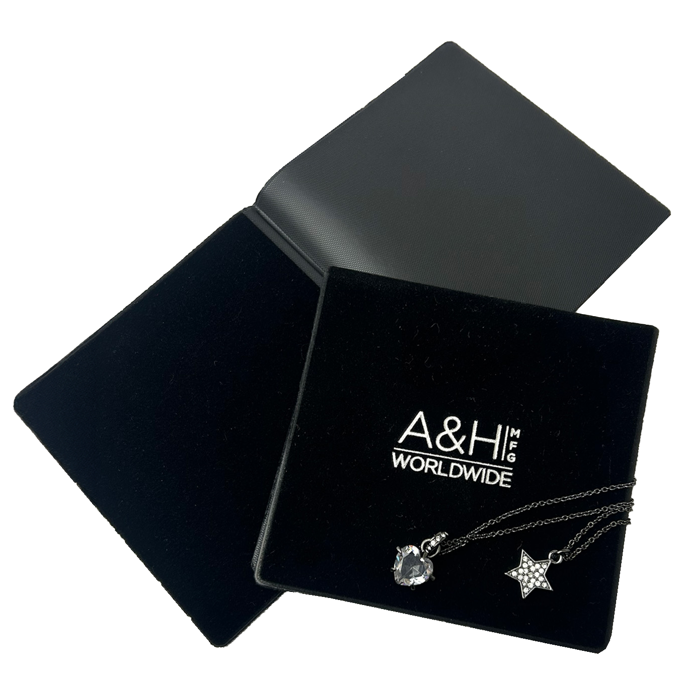 pouch vinyl pouches white hot stamp logo packaging jewelry products