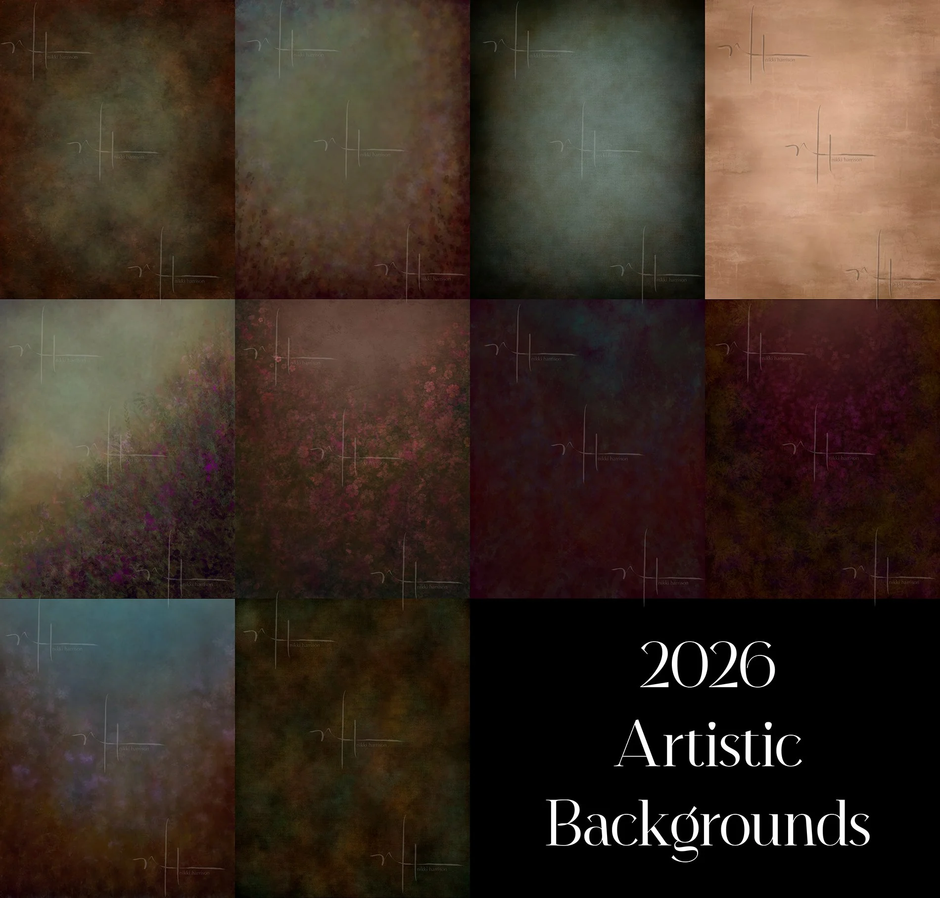 2026 Artistic Backgrounds