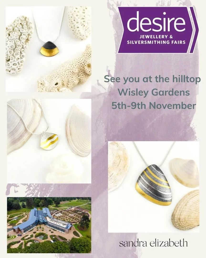 Yes, it's Wisley time. Book tickets in advance a &pound;5 discount, link in bio. RHS members go free! 😁
I am excited to be taking part in this fabulous gathering of all handmade crafts, including the eye watering Desire jewellery fair. I hope to mee