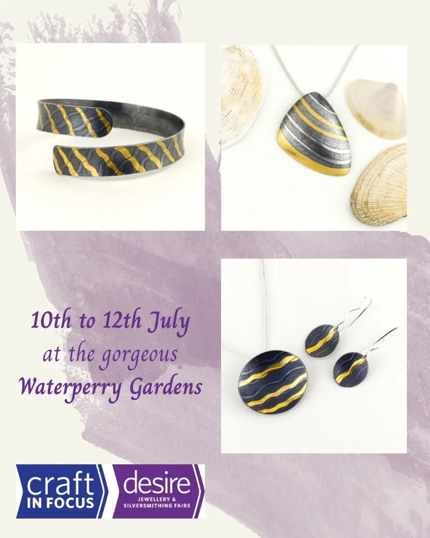 The season for summer craft fairs is coming. I'll be at one of my favourite destinations Waterperry Gardens at the Desire jewellery fair alongside Celebrating Ceramics.
For a great ticket offer use the code EXHIB26, link in bio.
#waterperrygardens #c