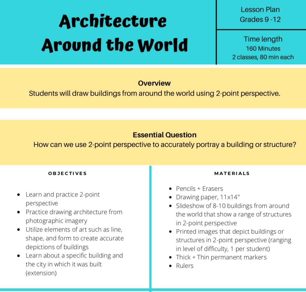 FREE Architecture Around the World, Grades 9-12