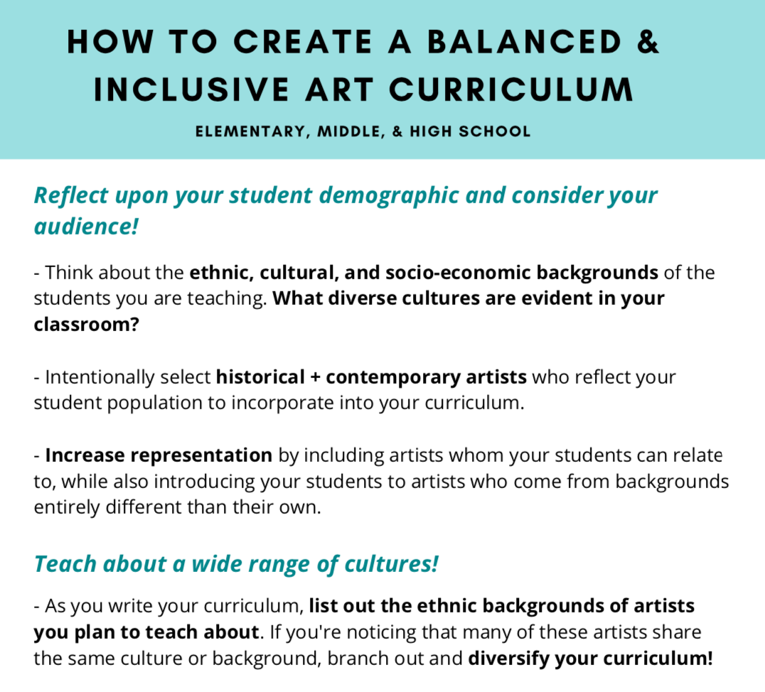 FREE How to Create a Balanced &amp; Inclusive Curriculum, All Grade Levels