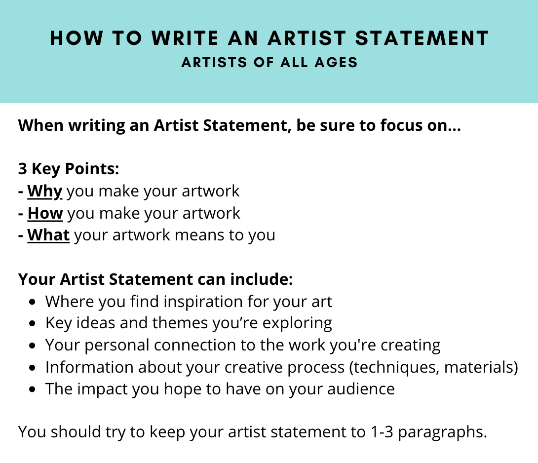 FREE How to Write an Artist Statement, All Ages