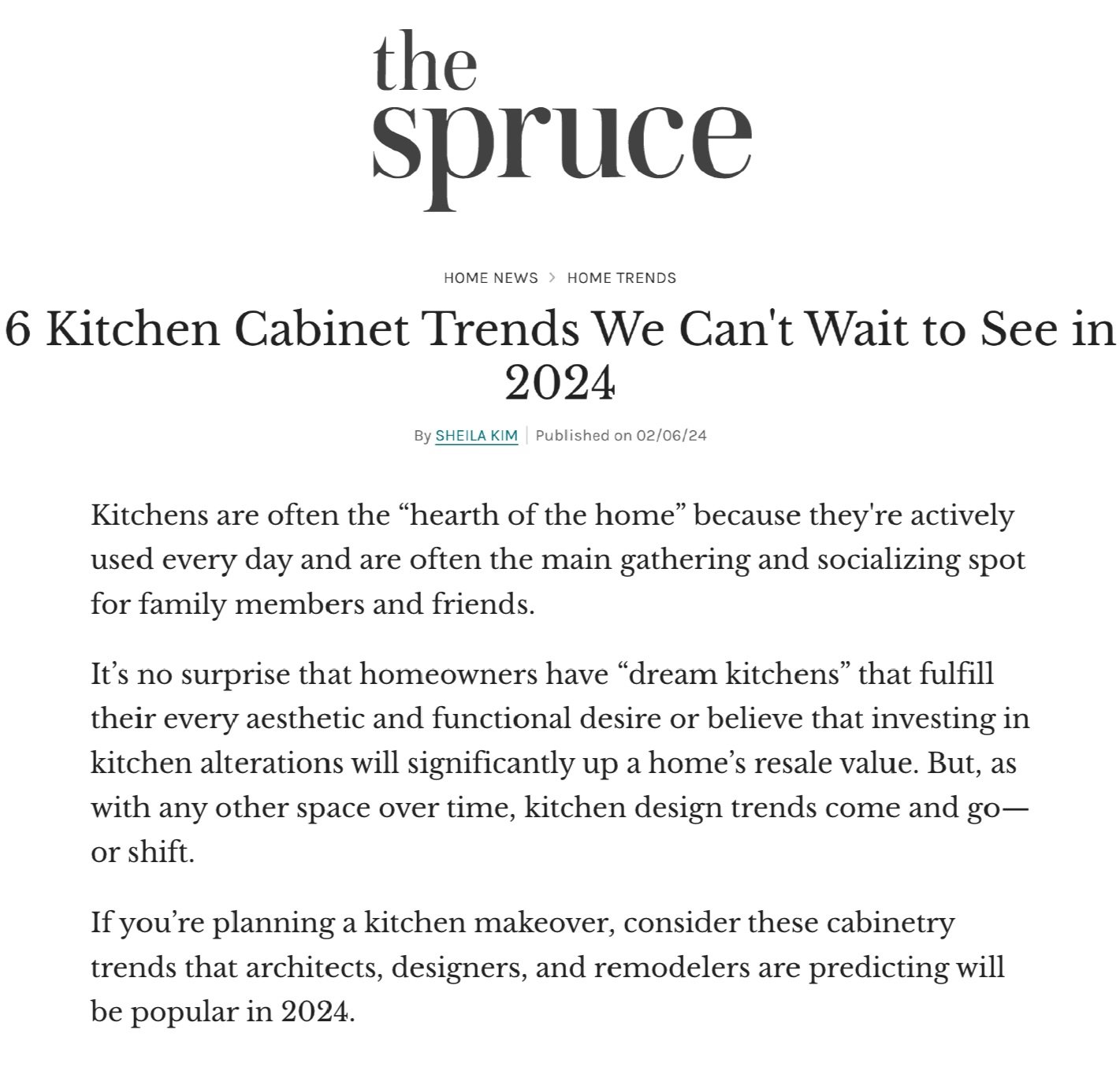 KITCHEN CABINET TRENDS IN 2024