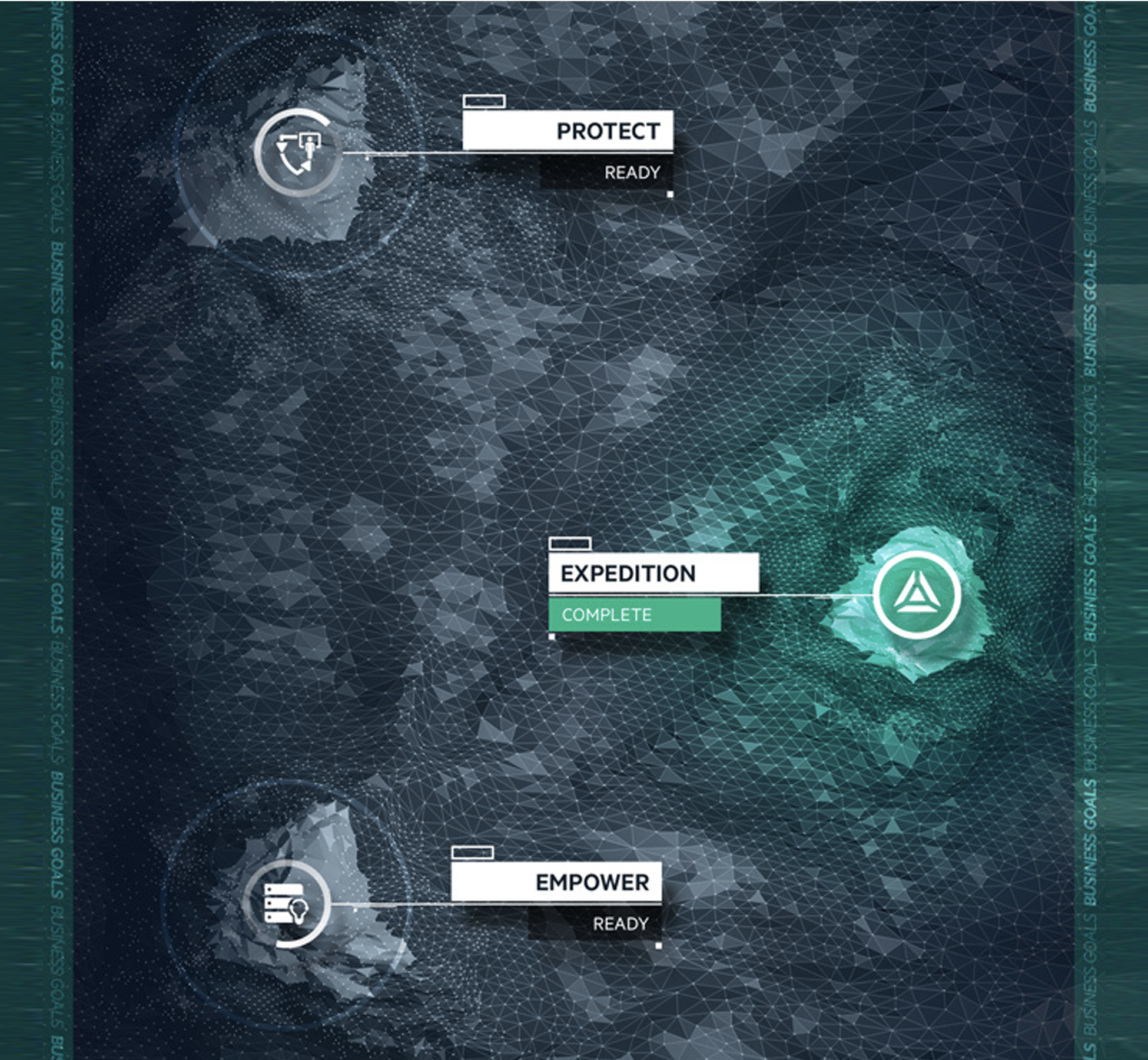 HPE Elevation interface and mountain expedition content