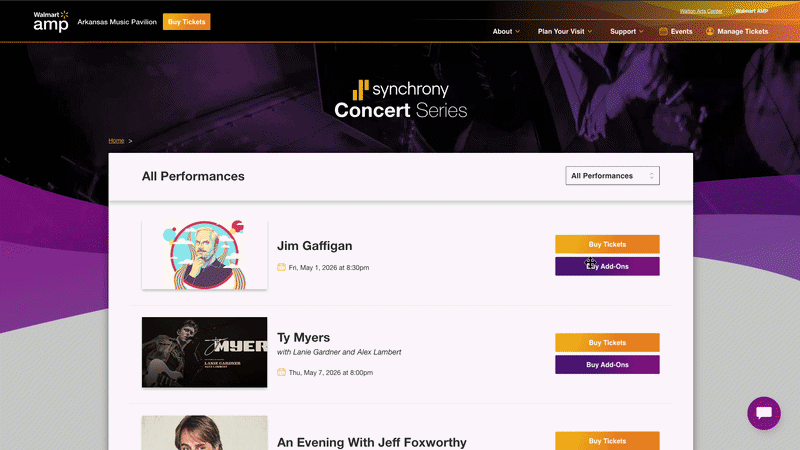 Animated scroll through the responsive AMP purchase journey