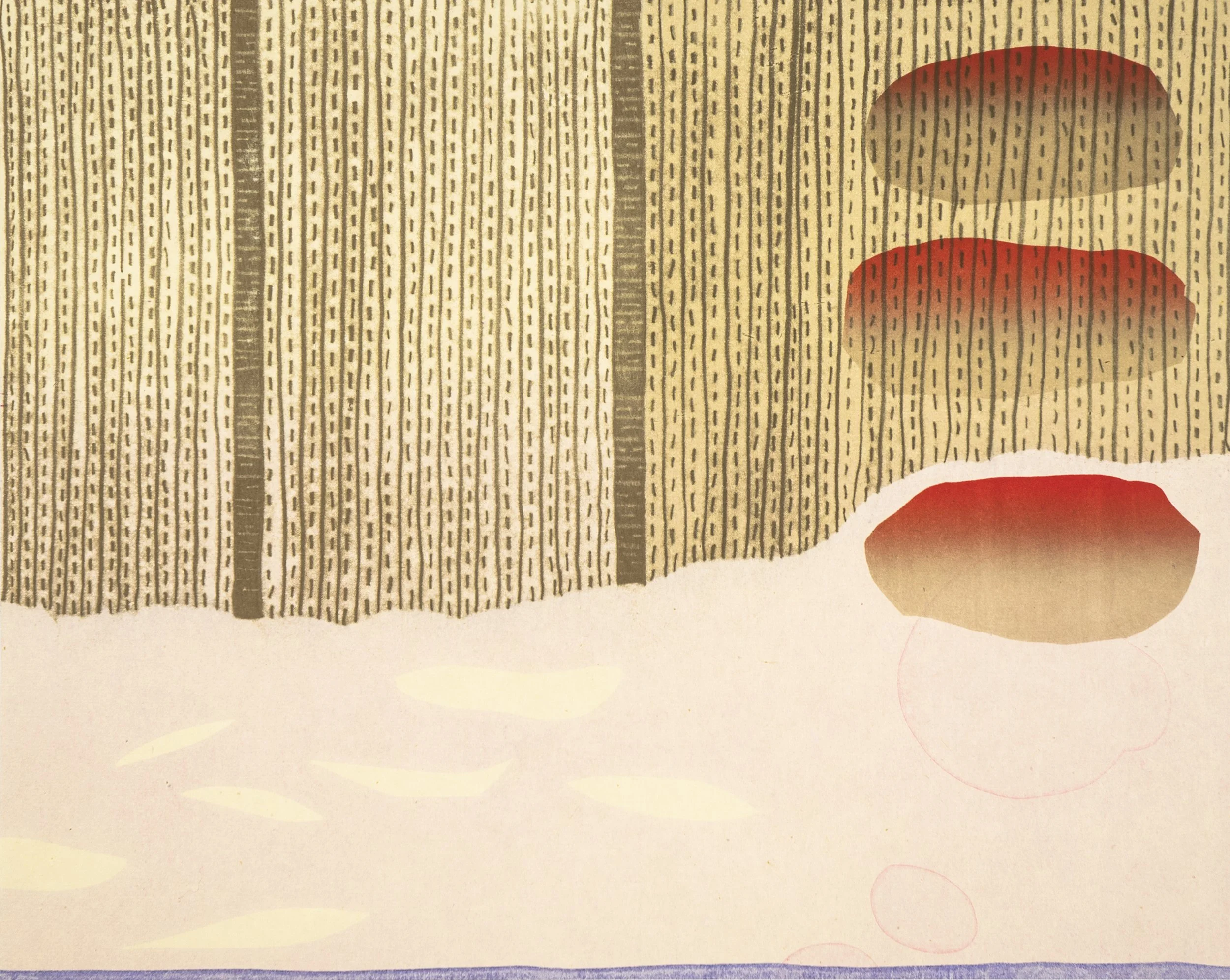 Sandia XXI, 2025. Monotype, 16" x 20"
