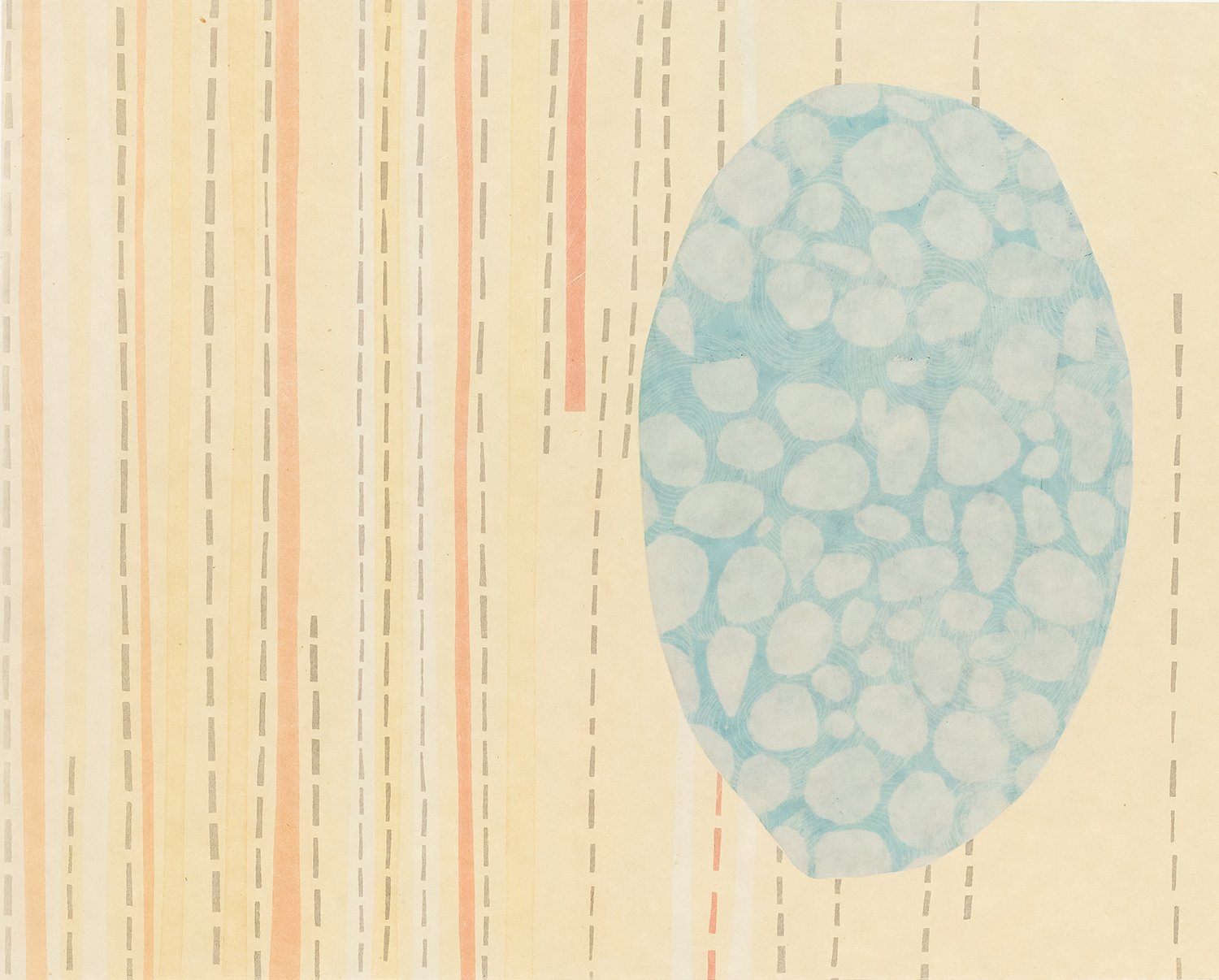 Infinite Guile V, 2023. Monotype, 16" x 20"