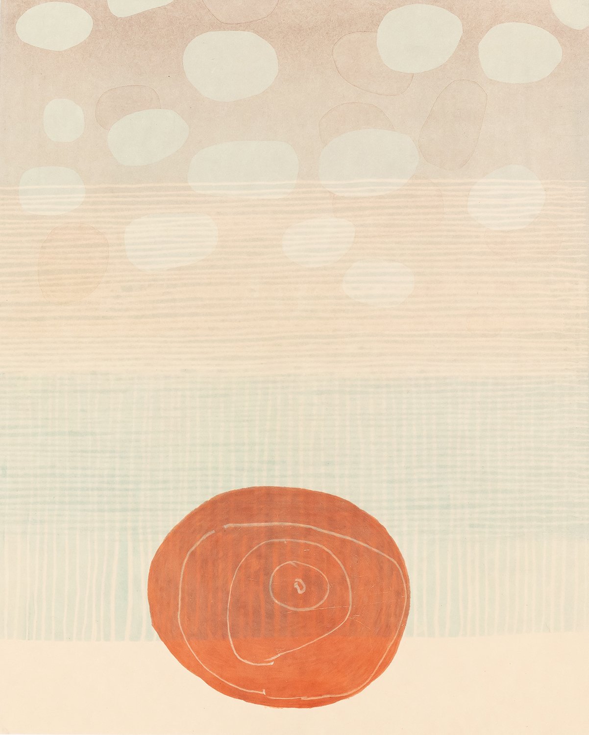 Infinite Guile XXII, 2023. Monotype, 20" x 16"