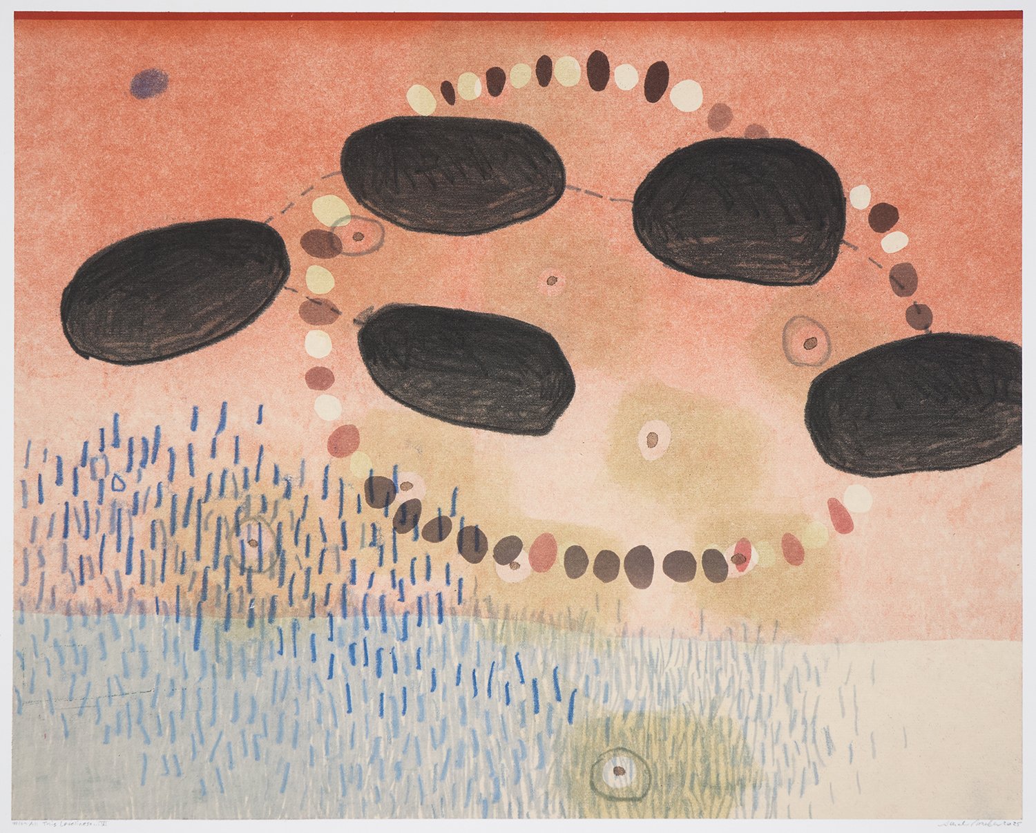 With All This Loveliness... VI
, 2026. Monotype, 20" x 16"