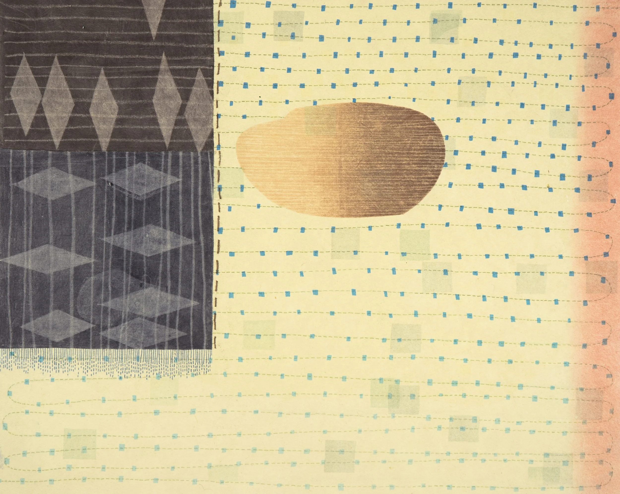 Sandia XXIX, 2025. Monotype, 16" x 20"