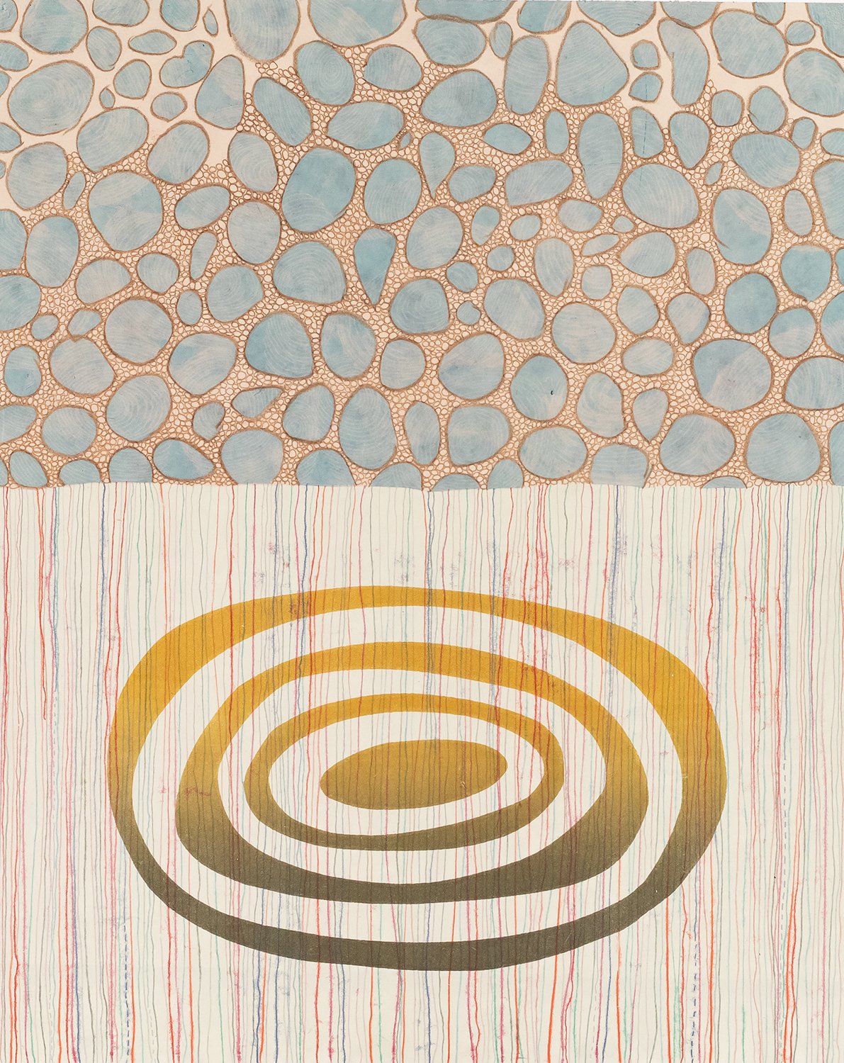 Infinite Guile XXIV, 2023. Monotype, 20" x 16"