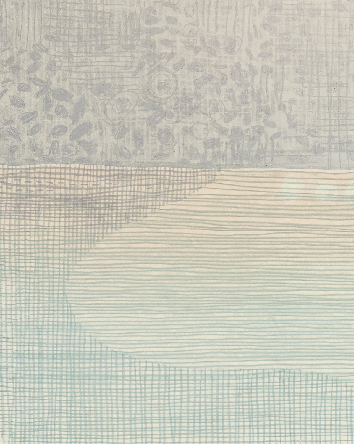 Infinite Guile VIII, 2023. Monotype, 20" x 16"