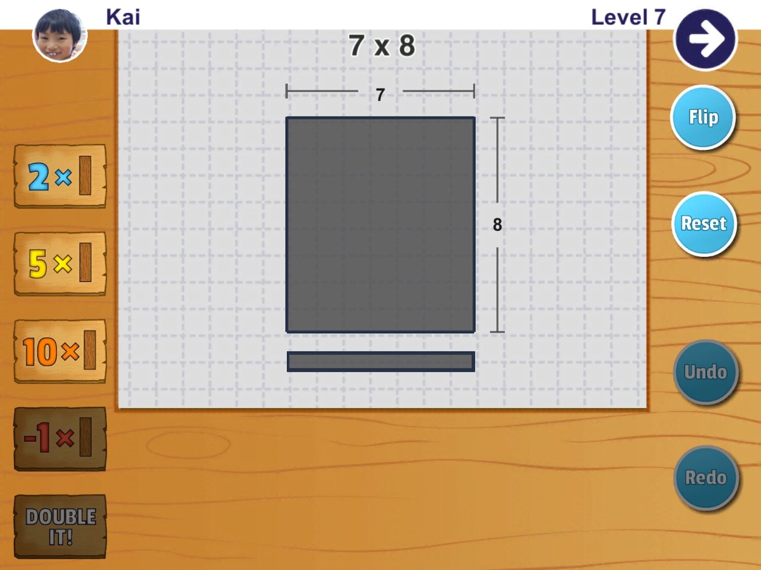 Challenge:  Build a 7 x 8 bridge