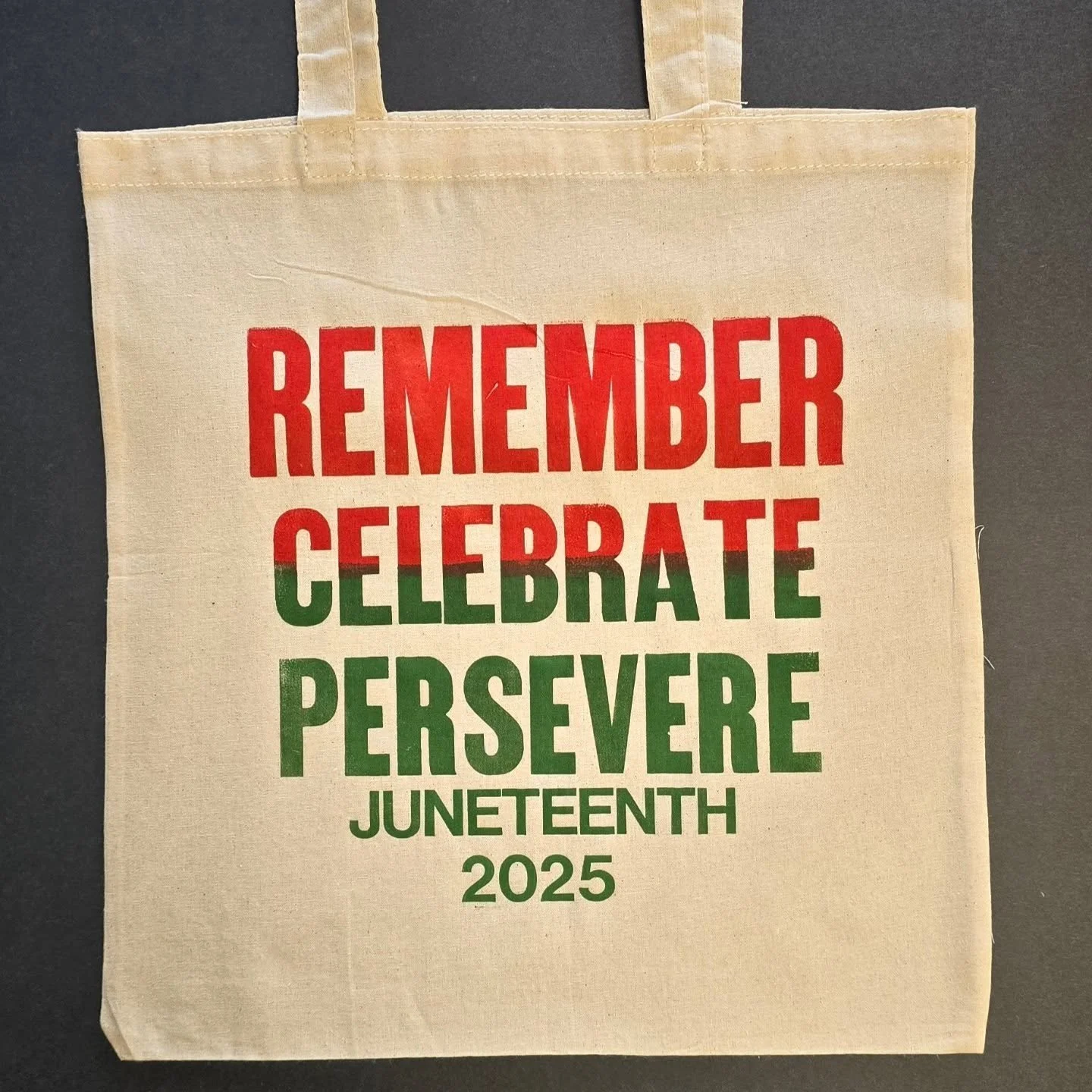 That's the way I like it, and if you like it, drop by our Juneteeth event at the BIDON Community Print & Design Studio at 3 acorn street from 12 pm - 3 pm And one of these can be yours to take with you.