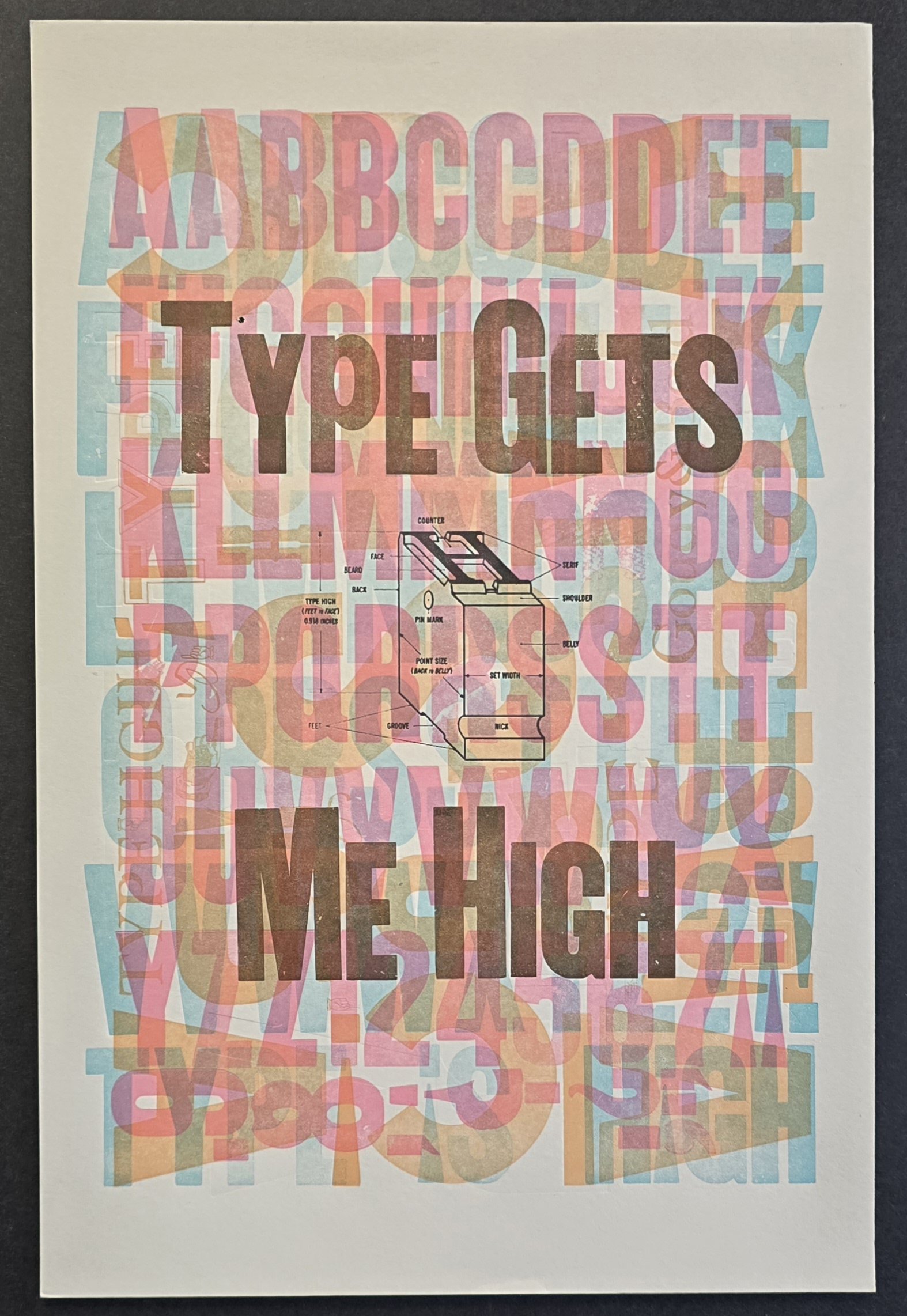 Type Gets Me High print