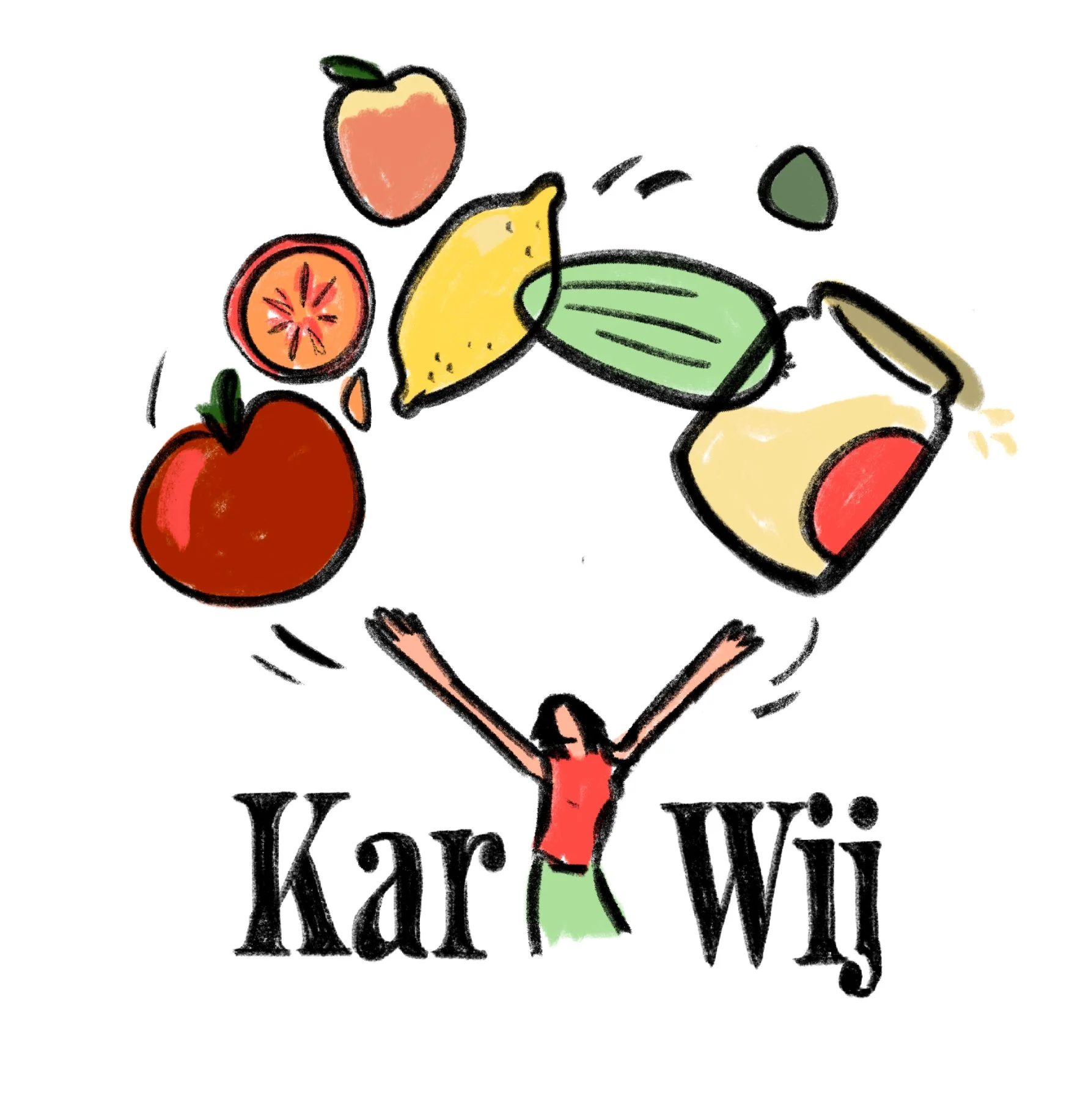 logo voor Amira van Karwij, een duurzame traiteur en groenten in potjes