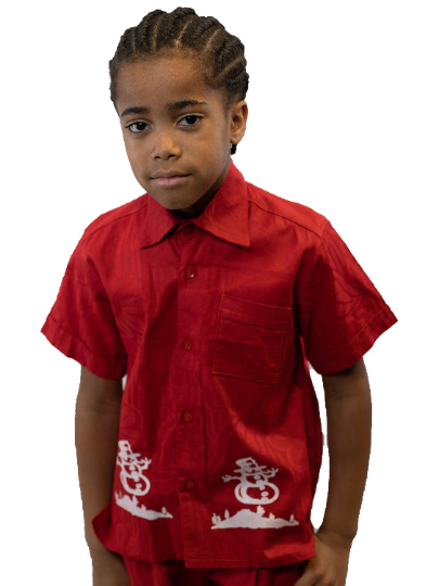 PERA Print Collared Button Down & 100% Cotton Short Sets