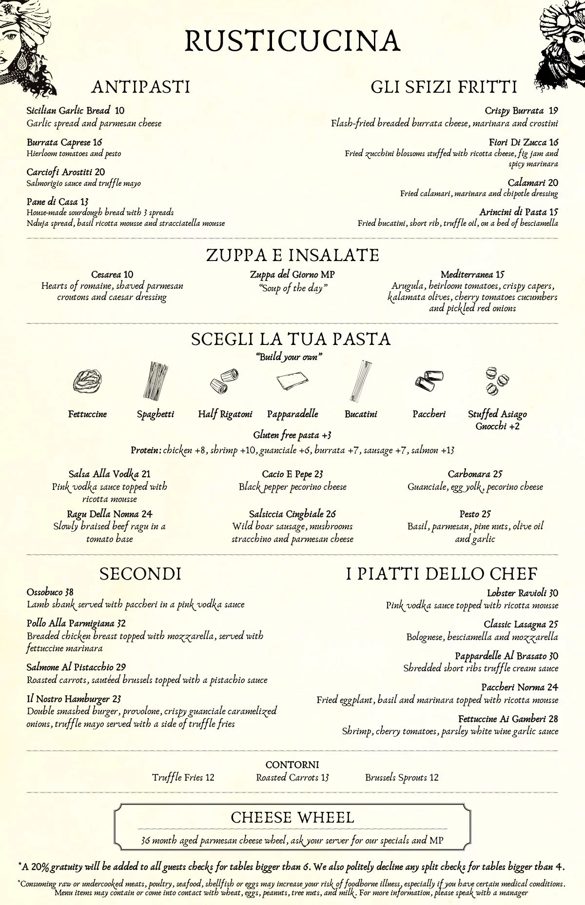 Menu — Rusticucina