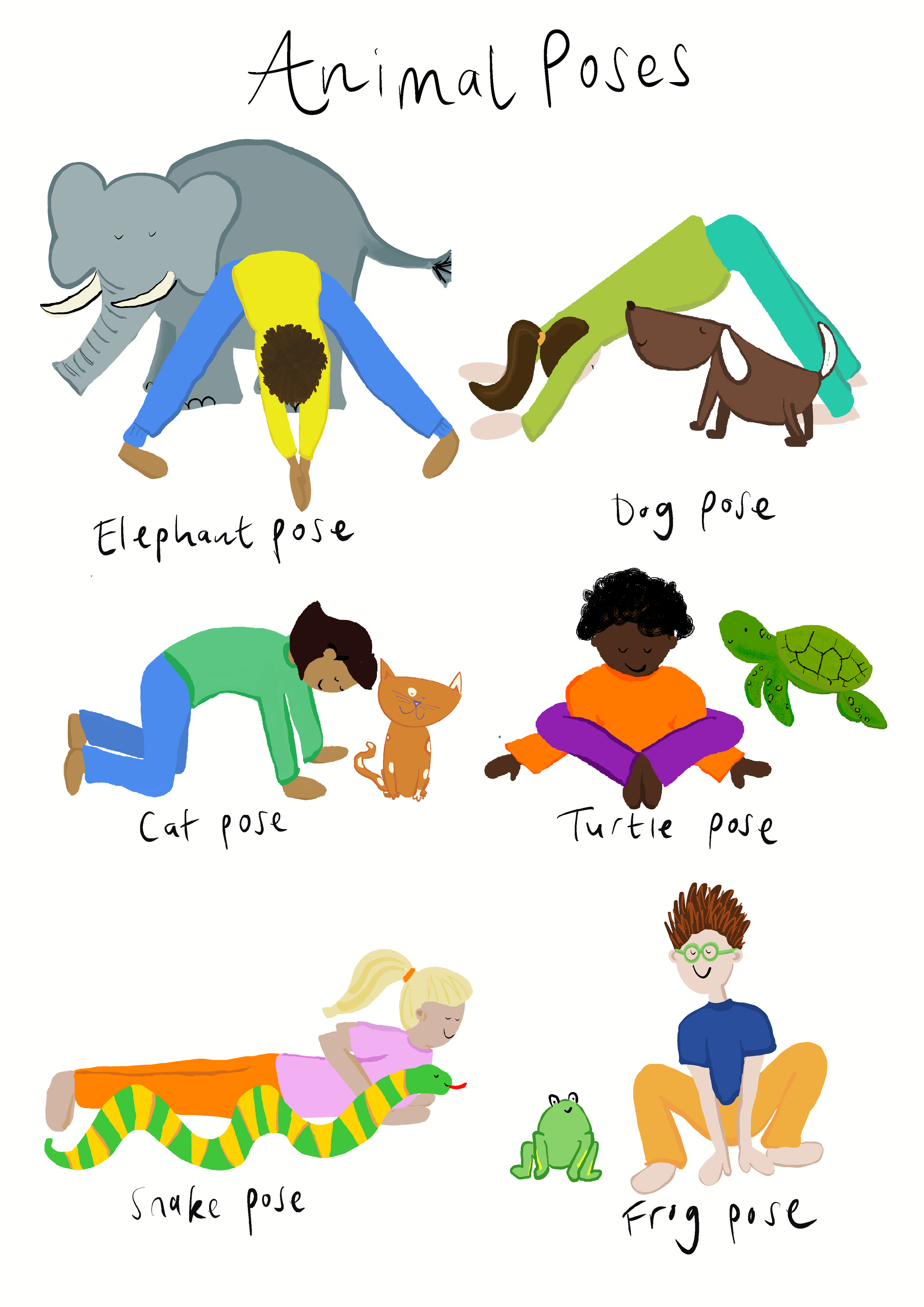 Yoga Animals: 32 Poses from the Wild : Sharratt Mosinski, Emily Jade,  Sharratt Mosinski, Emily Jade: Amazon.in: Books
