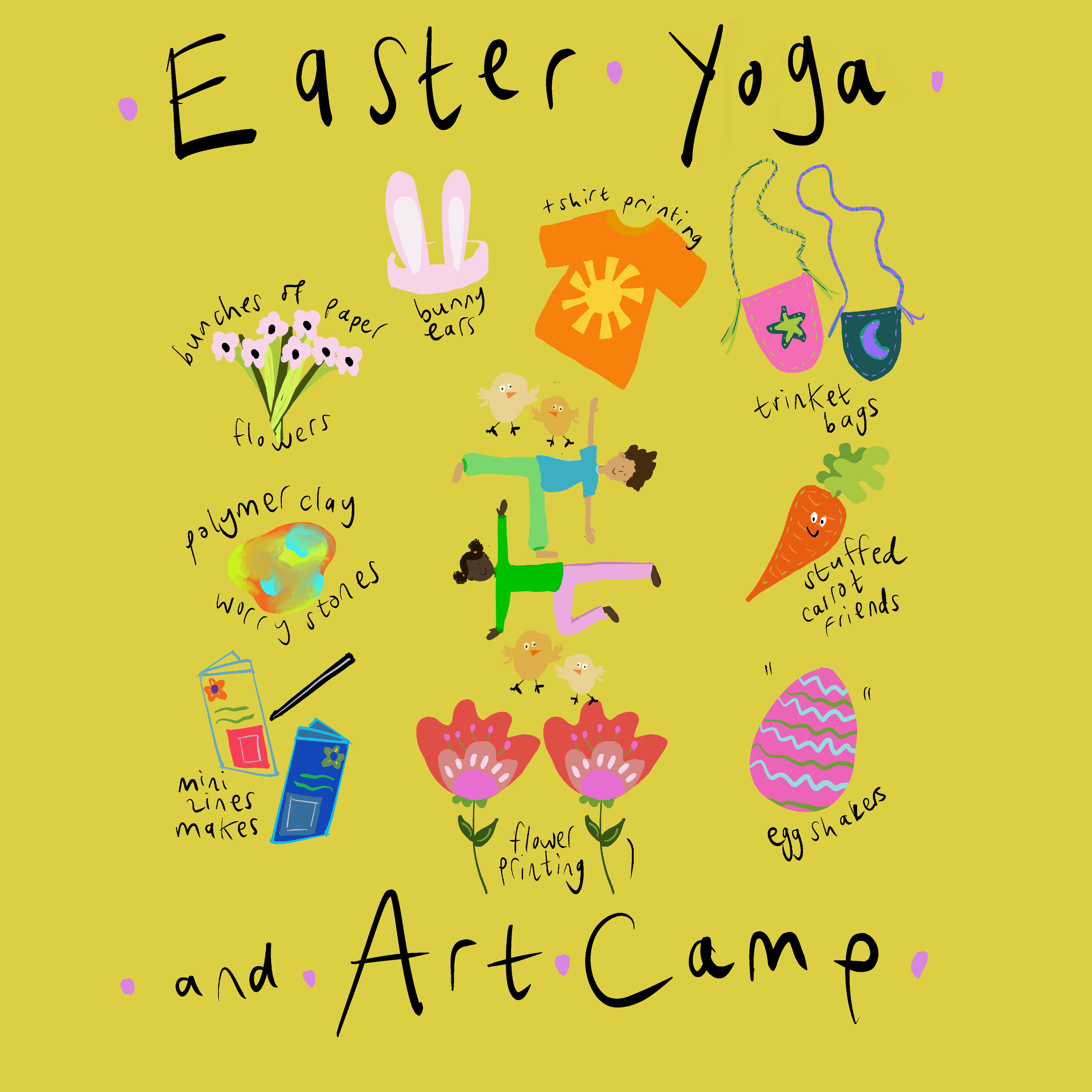 Easter Yoga // Buttercup Yoga // Children's Yoga // Early Years