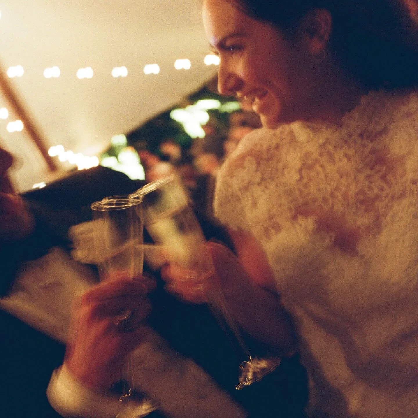 Cheers!

a few moments captured on fuji400 from Mira &amp; Hunters reception in her parents backyard&mdash; so special &lt;3