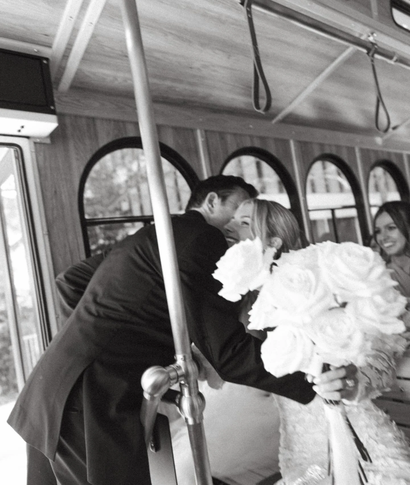 quick hugs on the trolley 🕊️