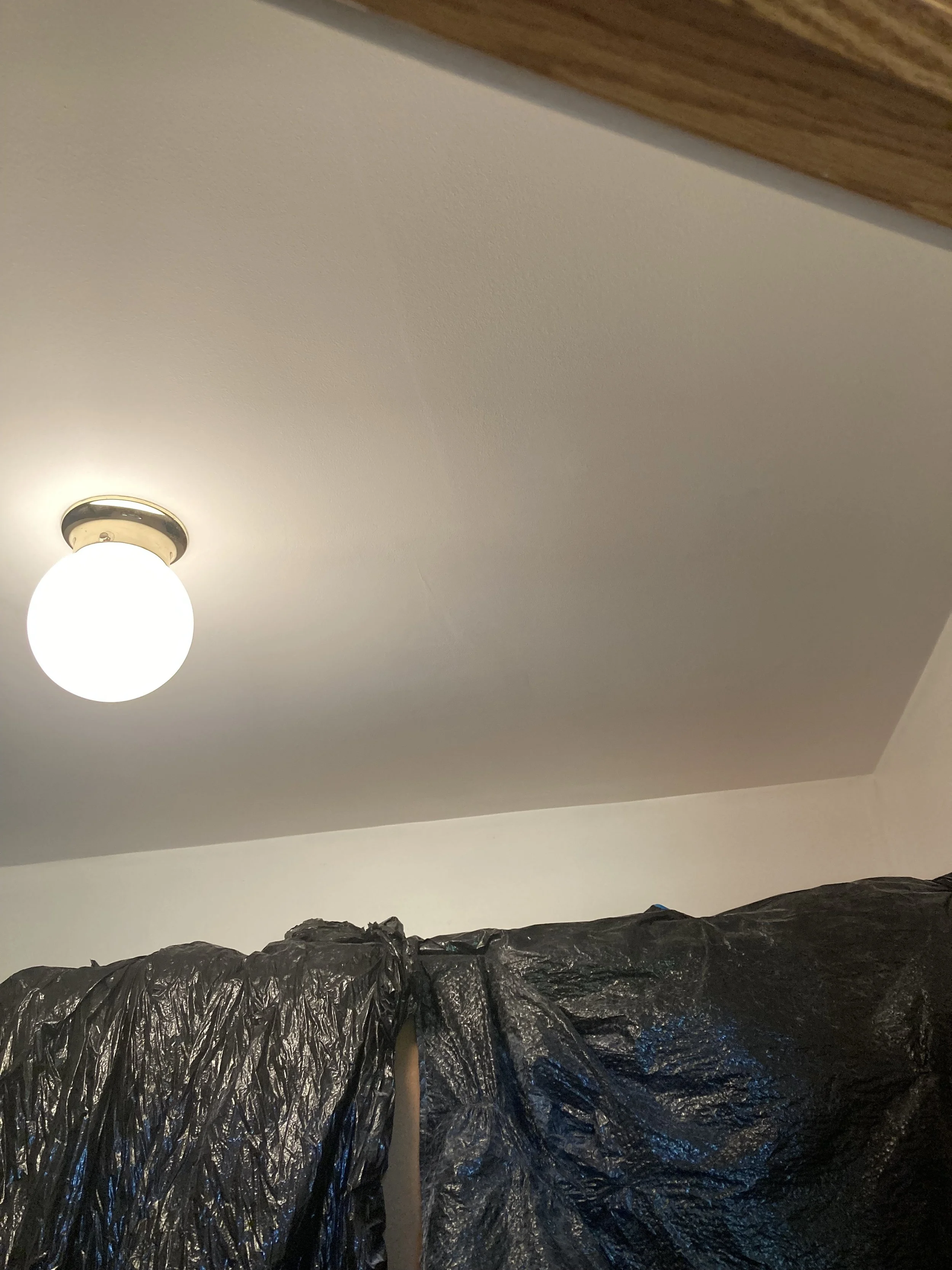 Smooth Finish Added to This Ceiling