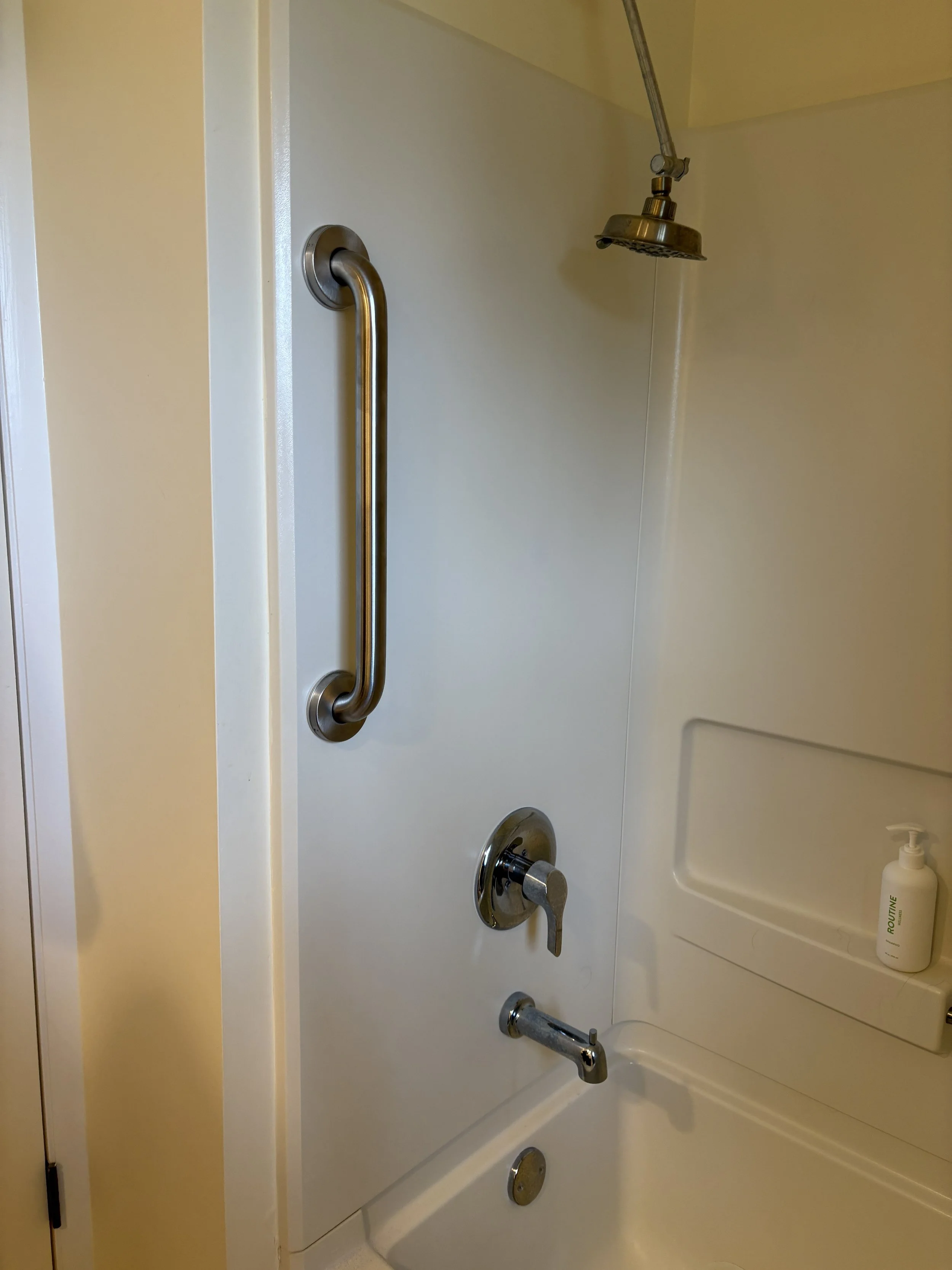 Grab Bar in Shower Surround