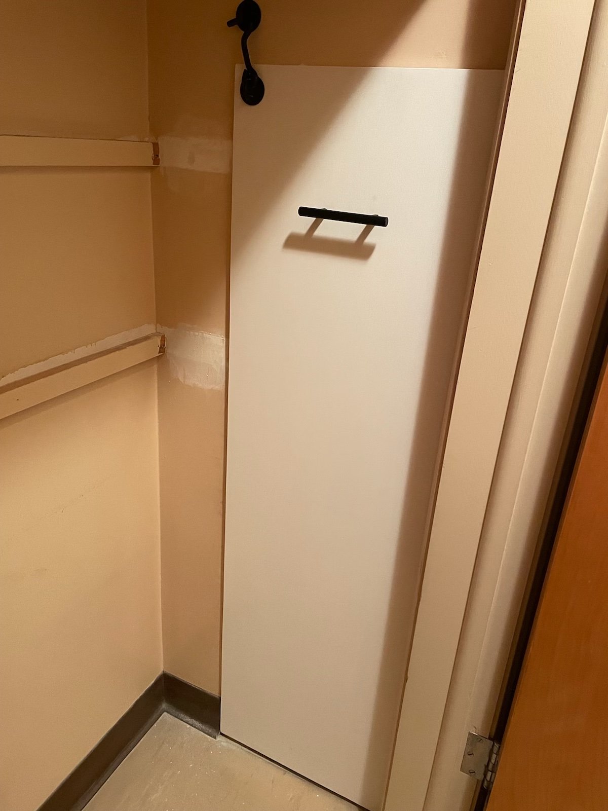 Custom-built Plumbing Compartment Cover