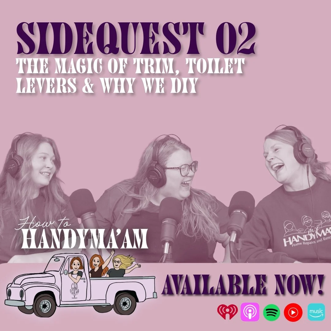 Empowerment through DIY starts here! 🎙️

SideQuest 2 is live! This week, we&rsquo;re diving into why DIY isn&rsquo;t just a skill&mdash;it&rsquo;s empowerment. Emily shares her love for design, and Arly opens up about her passion for trim. Let&rsquo
