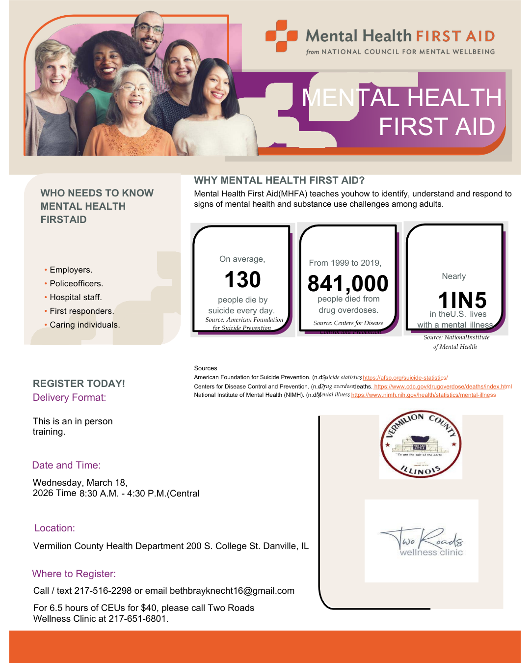 Adult Mental Health First Aid