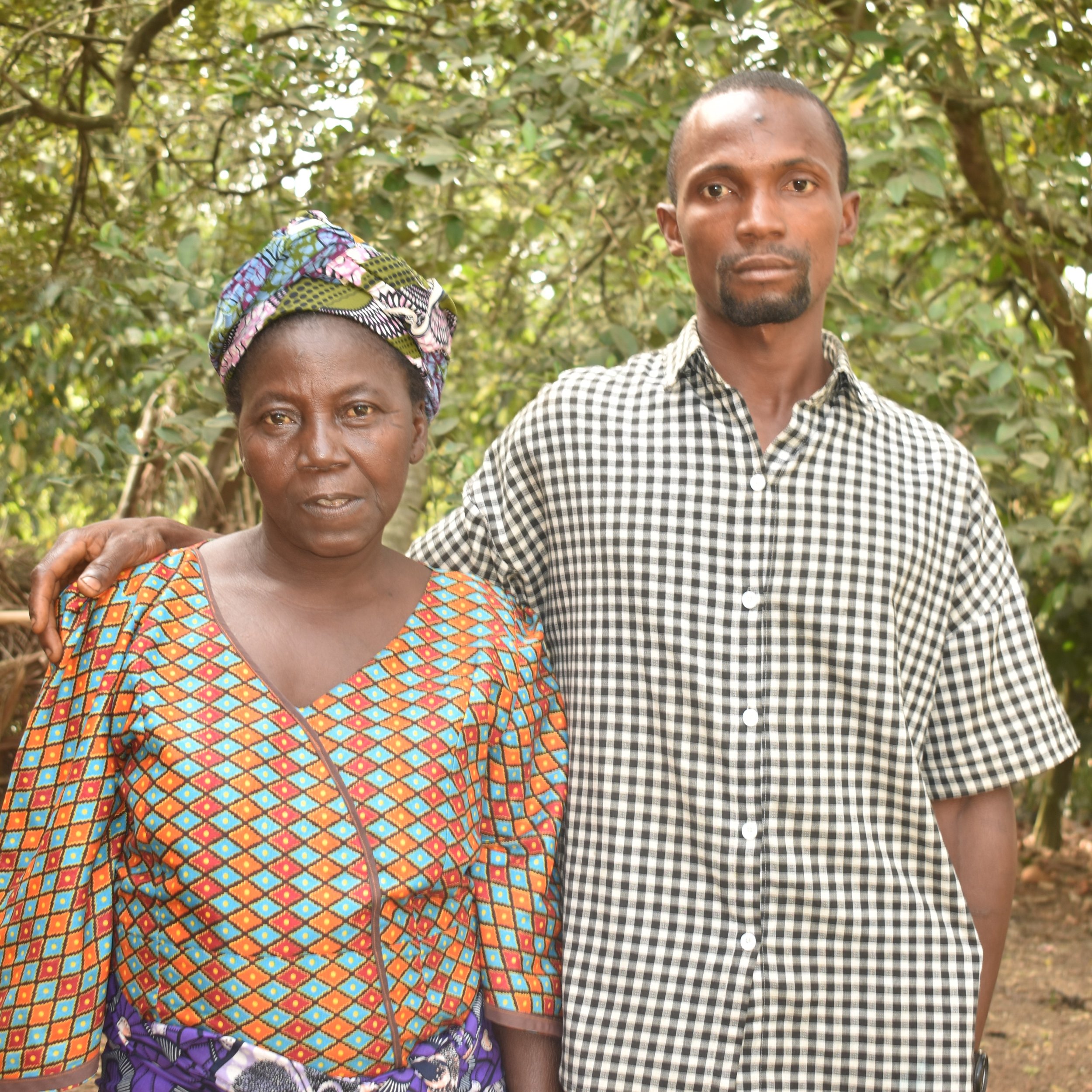 8-2-2024 Aminata Konneh vice chairlday and her husband Benduma Jawei chiefdom Kailahun district..JPG