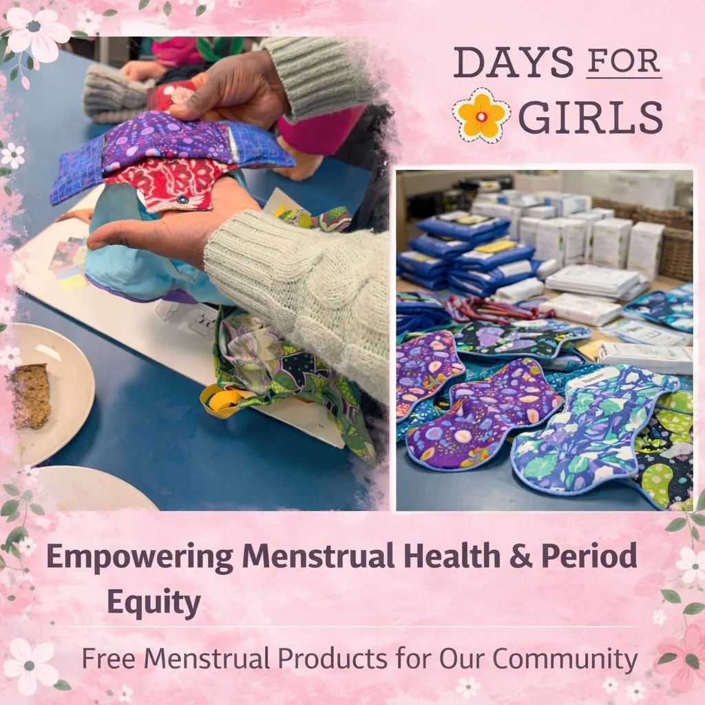 🌸 Empowering Health, Dignity, and Access 🌸

Last  week at Downtown Eastside Neighbourhood House, our Family Drop-In Program was proud to host the first Menstrual Health Workshop led by Social Work students for women in our community.

The session c